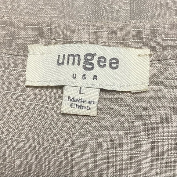 Umgee Ballon Sleeve Oversized Blouse Size Large - Picture 10 of 13